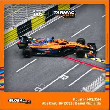 Daniel Ricciardo McLaren MCL35M Abu Dhabi GP 2021 #3 1/64 Tarmac Works