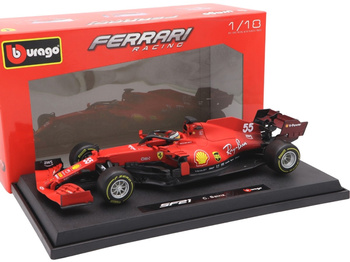 Carlos Sainz Ferrari SF21 Formuła 1 #55 1/18 Bburago