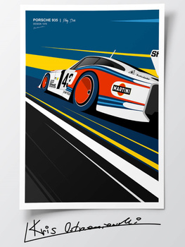 Porsche 935 Plakat