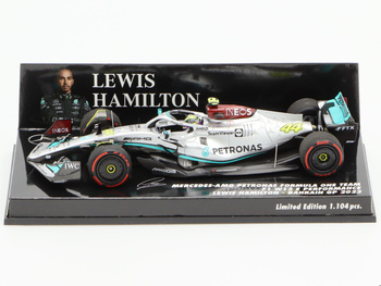 Lewis Hamilton Mercedes-AMG Petronas F1 W13 E Performance Bahrain GP 2022 #44 1/43 Minichamps