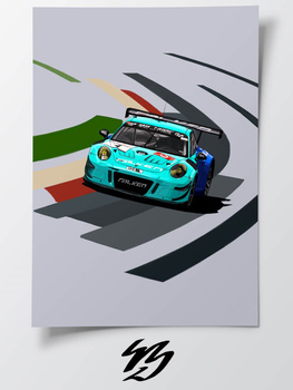 Porsche 911 GT3 R Plakat