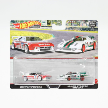 BMW M1 Procar #8 & Lancia Stratos Group 5 #829 Premium 2-pack Car Culture 1/64 Hot Wheels