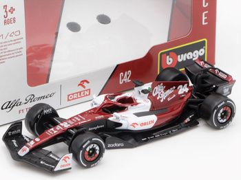 Zhou Guanyu Alfa Romeo F1 Team ORLEN C42 #24 1/43 Bburago