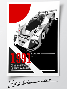 Mazda 787B Plakat