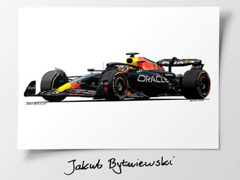 Red Bull RB19 Plakat Max Verstappen