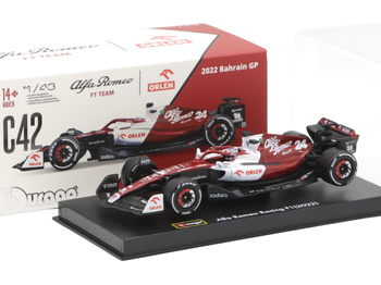 Zhou Guanyu Alfa Romeo F1 Team ORLEN C42 #24 1/43 Bburago