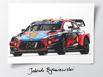 Hyundai i20 WRC Plakat