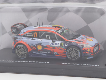 Hyundai i20 Coupé WRC 2019 #11 Thierry Neuville Nicolas Gilsoul 1/43