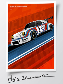 Porsche 911 Carrera RSR Plakat