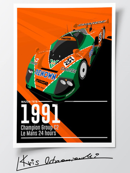 Mazda 787B Plakat