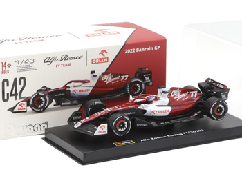 Valtteri Bottas Alfa Romeo F1 Team ORLEN C42 #77 1/43 Bburago