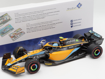 Lando Norris McLaren MCL36 3rd Emilia Romagna GP 2022 #4 1/18 Solido