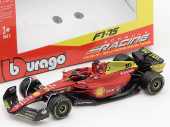 Charles Leclerc Ferrari F1-75 2022 Italian GP Giallo Modena Special Edition F1 #16 1/43 Bburago