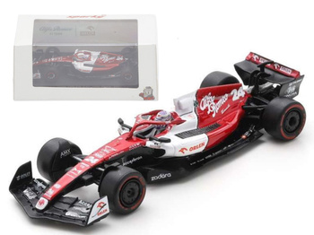 Zhou Guanyu Alfa Romeo F1 Team ORLEN C42 10th place 2022 Bahrain GP #24 1/64 Spark