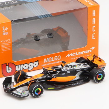 Oscar Piastri McLaren MCL60 #81 4th British GP 2023 1/43 Bburago