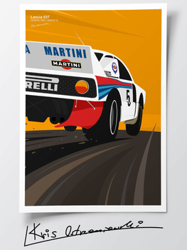 Lancia 037 Plakat