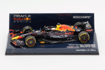 Max Verstappen Oracle Red Bull Racing RB18 #1 Winner Saudi Arabian GP 2022 1/43 Minichamps