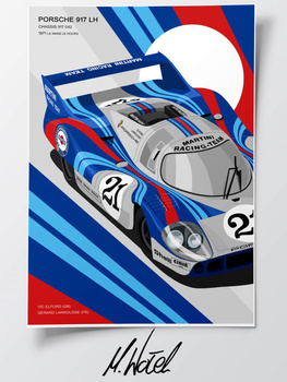 Porsche 917LH Martini Plakat