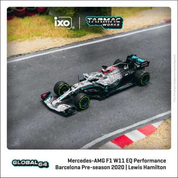 Lewis Hamilton Mercedes-AMG F1 W11 EQ Performance Barcelona Pre-season Testing 2020 #44 1/64 Tarmac Works