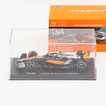 Lando Norris McLaren MCL60 2nd British GP 2023 #4 1/43 Bburago