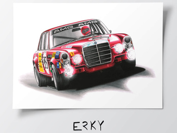 Mercedes-Benz 300 SEL 6.8 AMG Plakat