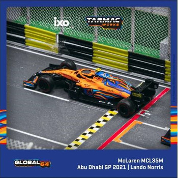 Lando Norris McLaren MCL35M Abu Dhabi GP 2021 #4 1/64 Tarmac Works