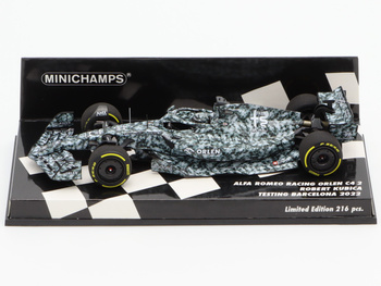 Robert Kubica Alfa Romeo Racing ORLEN C42 Testing Barcelona 2022 1/43 Minichamps